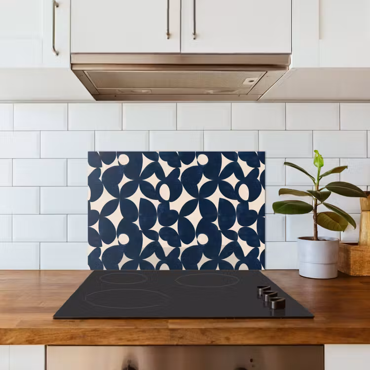 Salpicaderos de cocina - Moderno - Geométrico - Azul — 3
