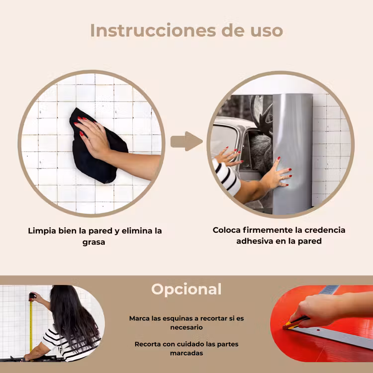 Salpicaderos de cocina - Alce - Coche - Cornamenta - Negro - Blanco — 6