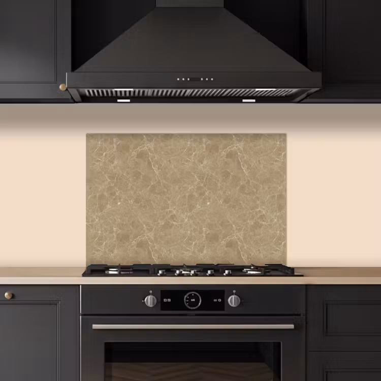 Salpicaderos de cocina - Beige - Mármol - Vetas blancas — 5