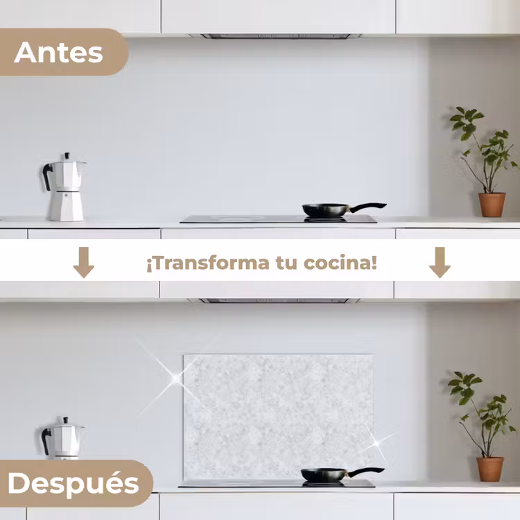 Salpicaderos de cocina - Gris - Efecto terrazo - Hormigón — 7