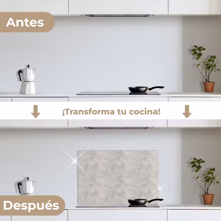 Salpicaderos de cocina - Gris - Hormigón - Industrial — 7
