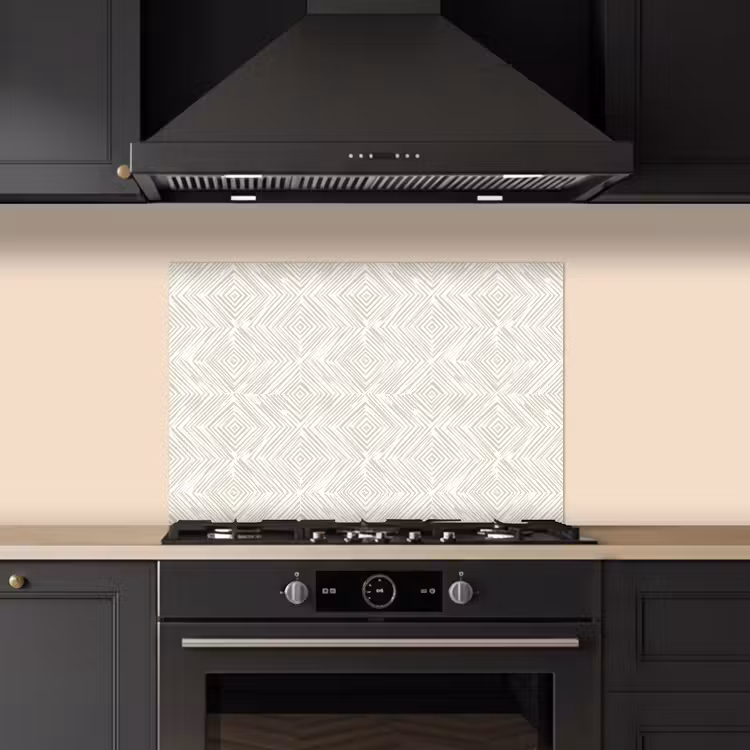 Salpicaderos de cocina - Abstracto - Diamantes - Beige — 5