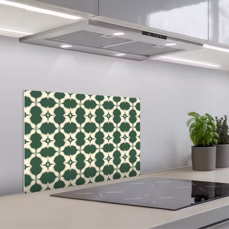 Salpicaderos de cocina - Azulejos - Classic - Verde — 1