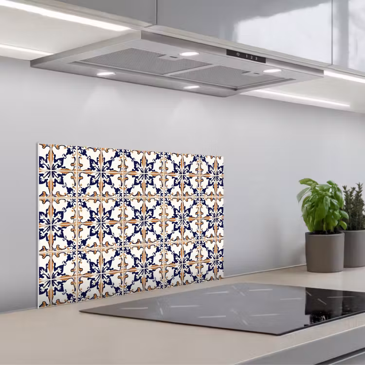 Salpicaderos de cocina - Clásico - Estampado - Colorido — 1