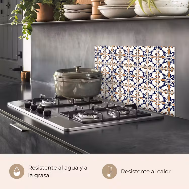 Salpicaderos de cocina - Clásico - Estampado - Colorido — 2