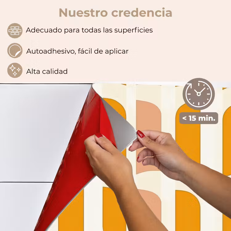 Salpicaderos de cocina - Geométrico - Patrón - Amarillo - Rosa — 4