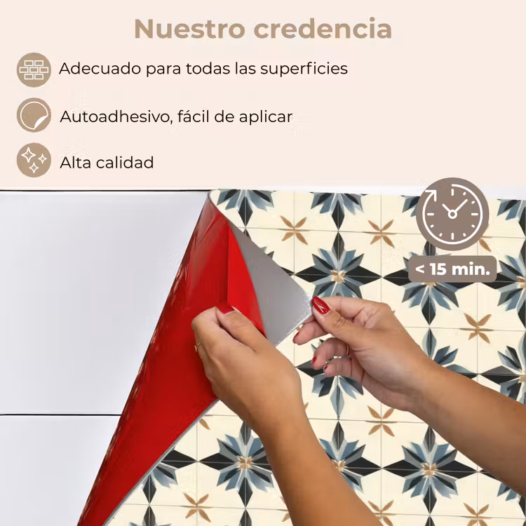 Salpicaderos de cocina - Ornamental - Adorno - Azul — 4