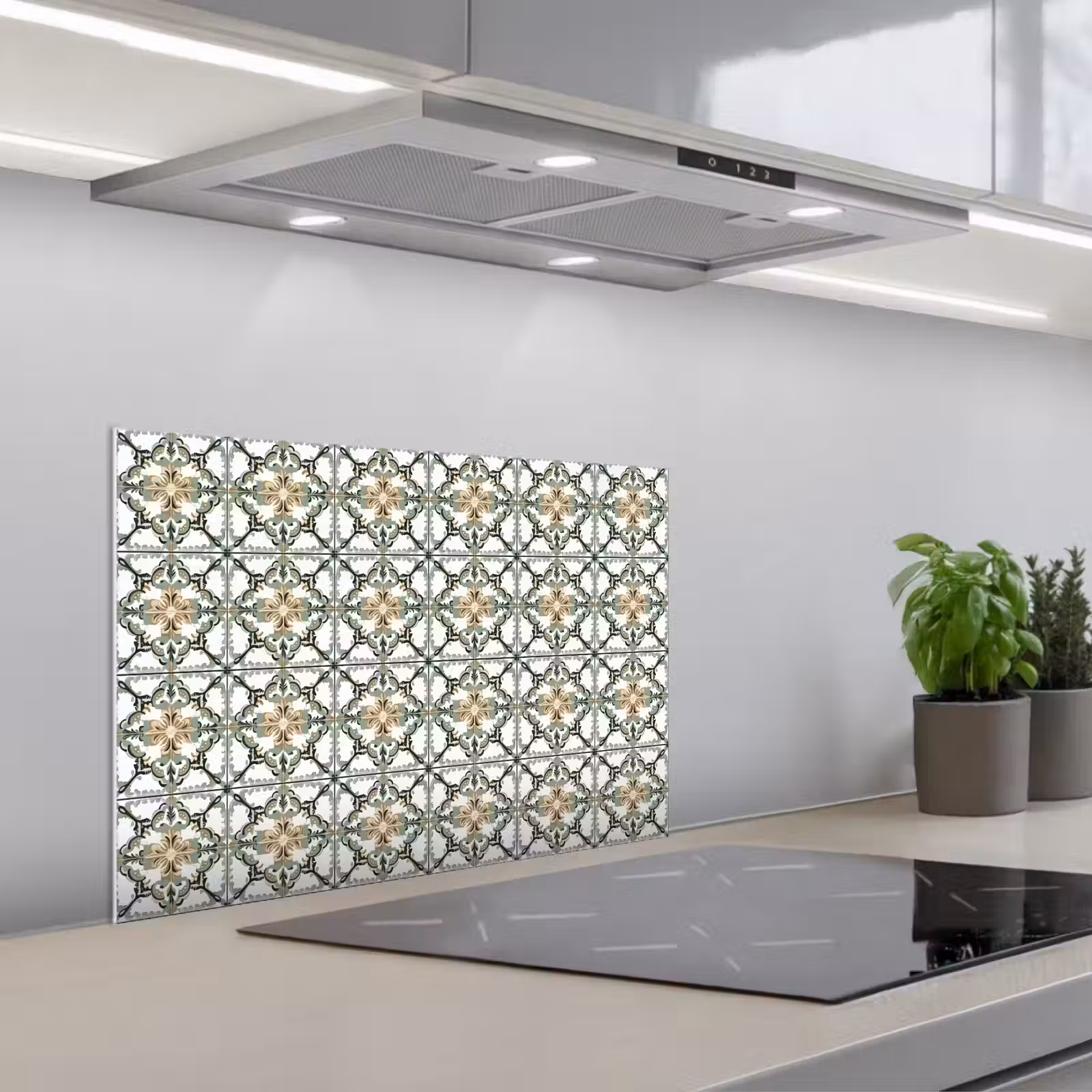 Salpicaderos de cocina - Floral - Envejecido - Colorido — 1