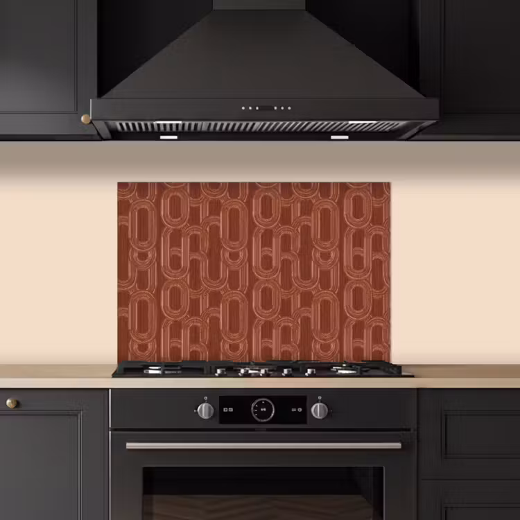 Salpicaderos de cocina - Abstracto - Textura - Marrón — 5