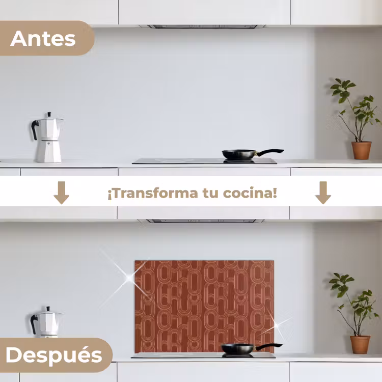 Salpicaderos de cocina - Abstracto - Textura - Marrón — 7