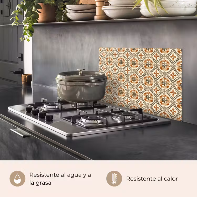 Salpicaderos de cocina - Elegante - Antiguo - Colorido — 2