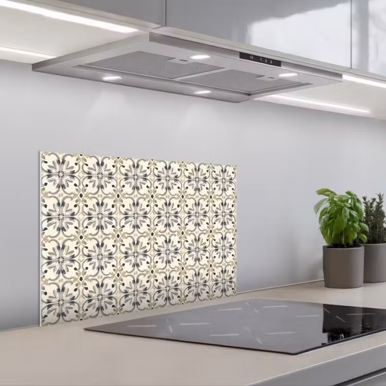 Salpicaderos de cocina - Floral - Estampado - Colorido — 1