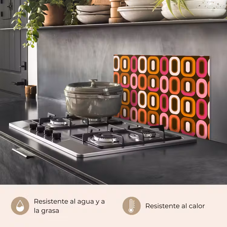 Salpicaderos de cocina - Moderno - Retro - Colorido — 2