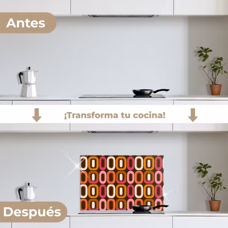Salpicaderos de cocina - Moderno - Retro - Colorido — 7