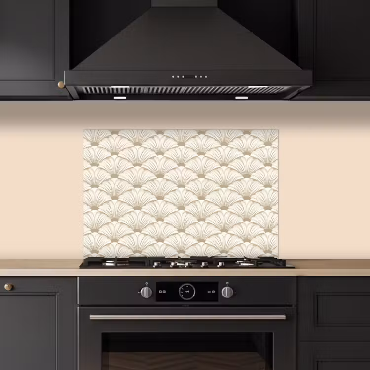 Salpicaderos de cocina - Clásico - Arte - Beige — 5
