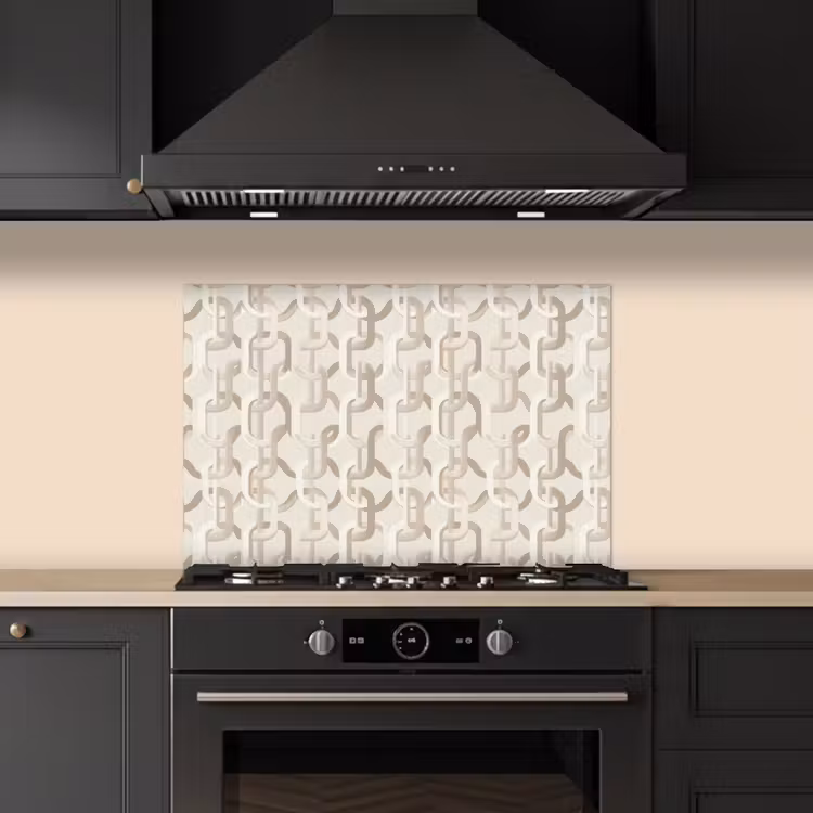 Salpicaderos de cocina - Motivo - Abstracto - Beige — 5