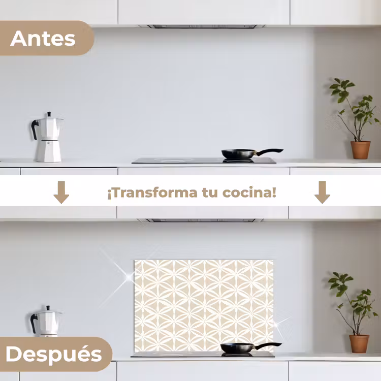 Salpicaderos de cocina - Motivo - Moderno - Beige — 7