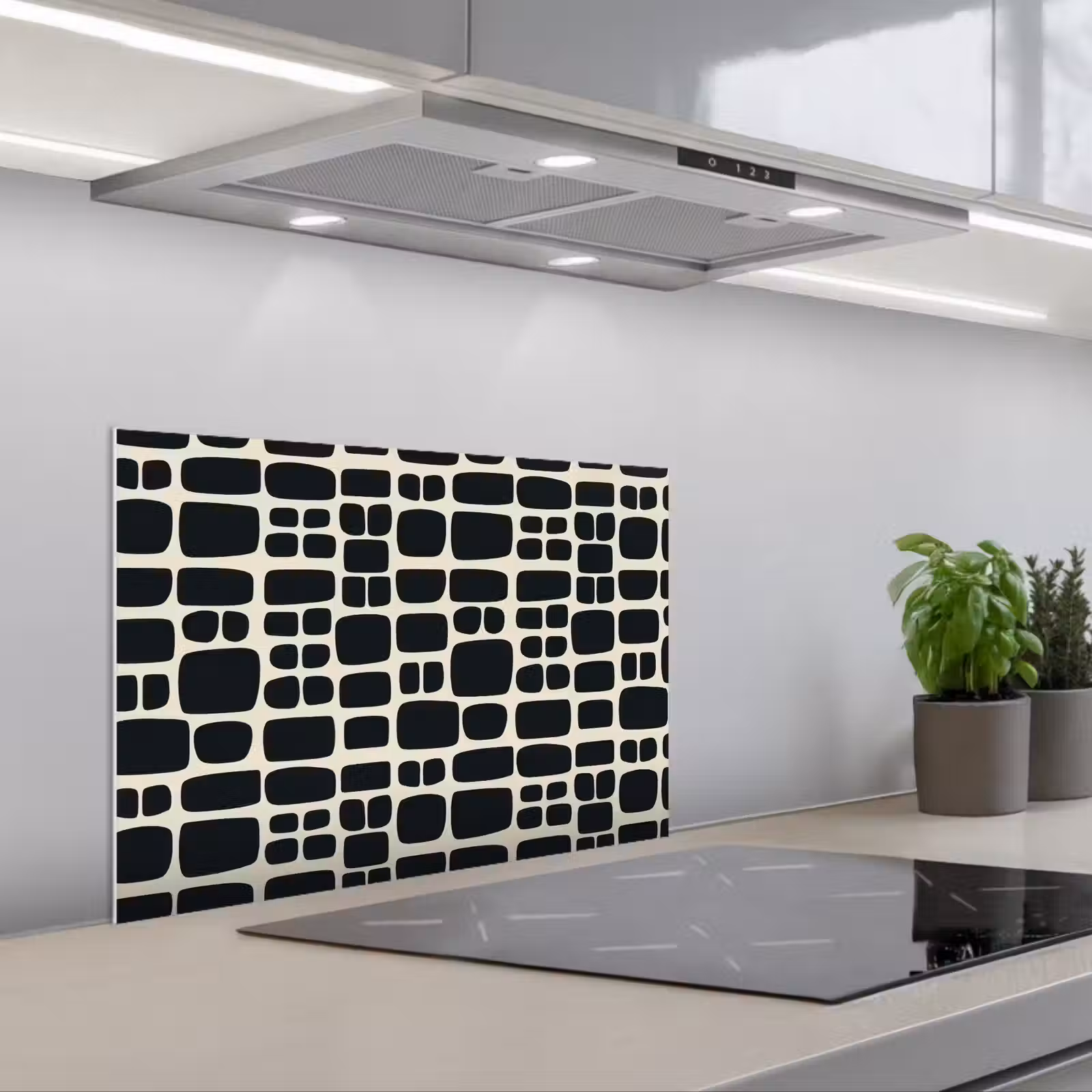 Salpicaderos de cocina - Moderno - Ecológico - Negro — 1