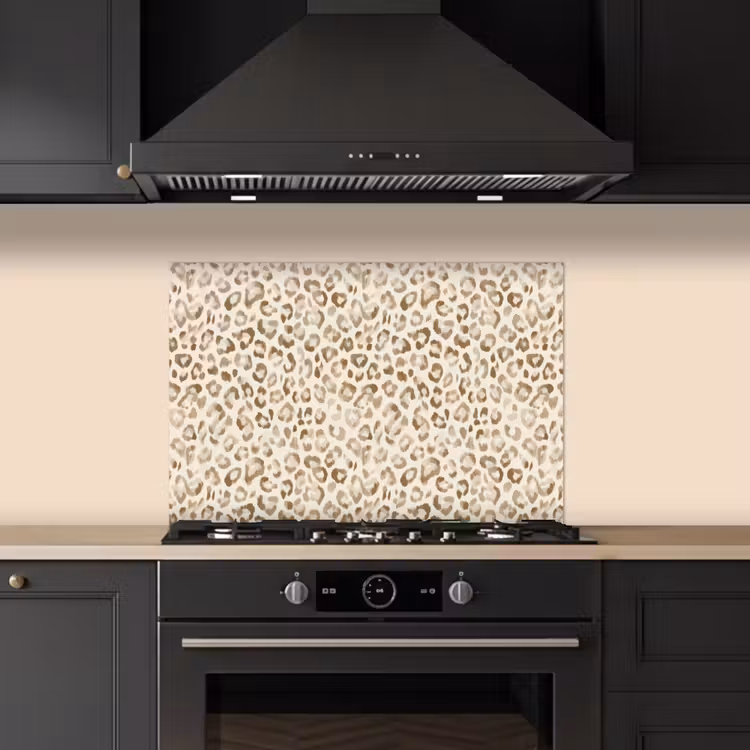 Salpicaderos de cocina - Leopardo - Clásico - Beige — 5