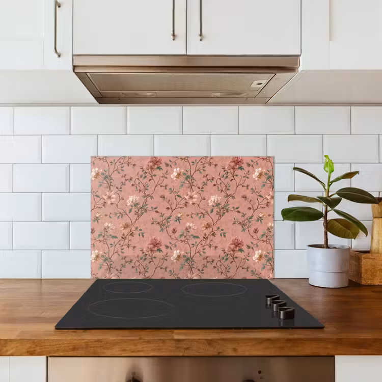 Salpicaderos de cocina - Botánico - Flores - Rosa — 3