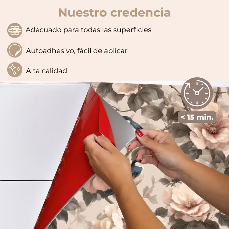 Salpicaderos de cocina - Clásico - Pájaros - Colorido — 4