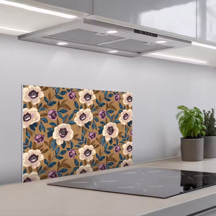 Salpicaderos de cocina - Floral - Naturaleza muerta - Colorido — 1