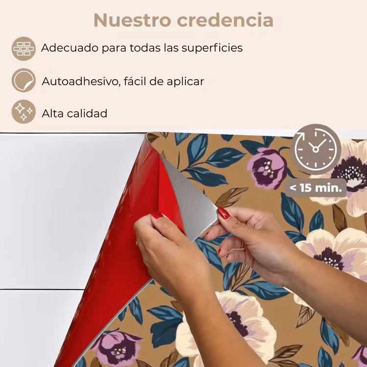 Salpicaderos de cocina - Floral - Naturaleza muerta - Colorido — 4