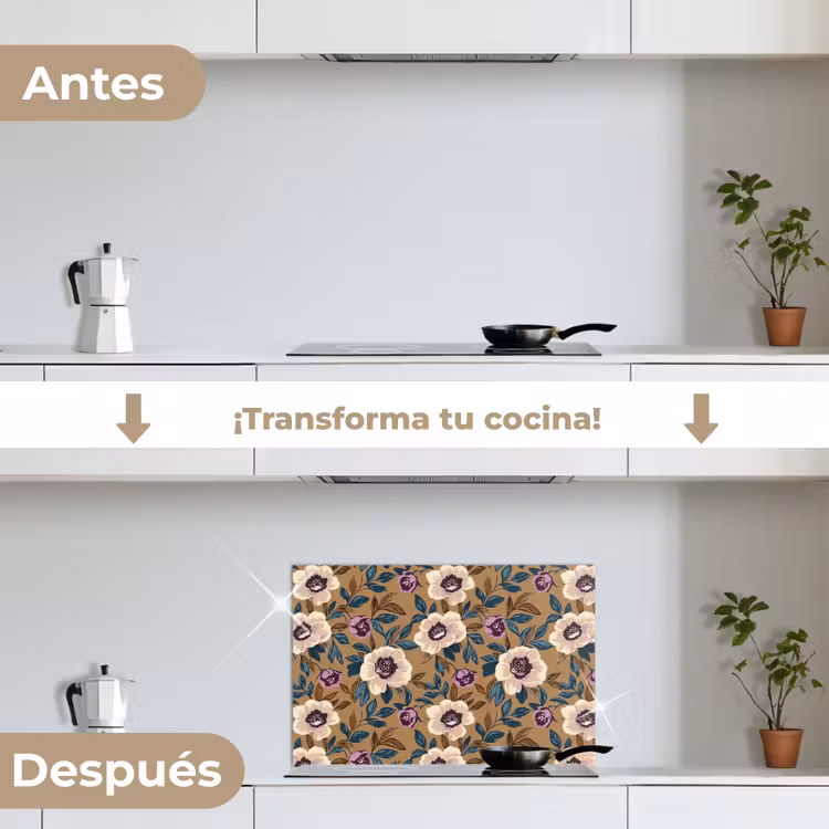 Salpicaderos de cocina - Floral - Naturaleza muerta - Colorido — 7