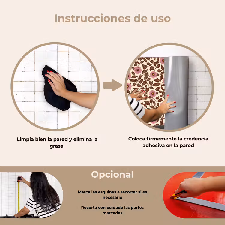 Salpicaderos de cocina - Flores - Hojas - Colorido — 6