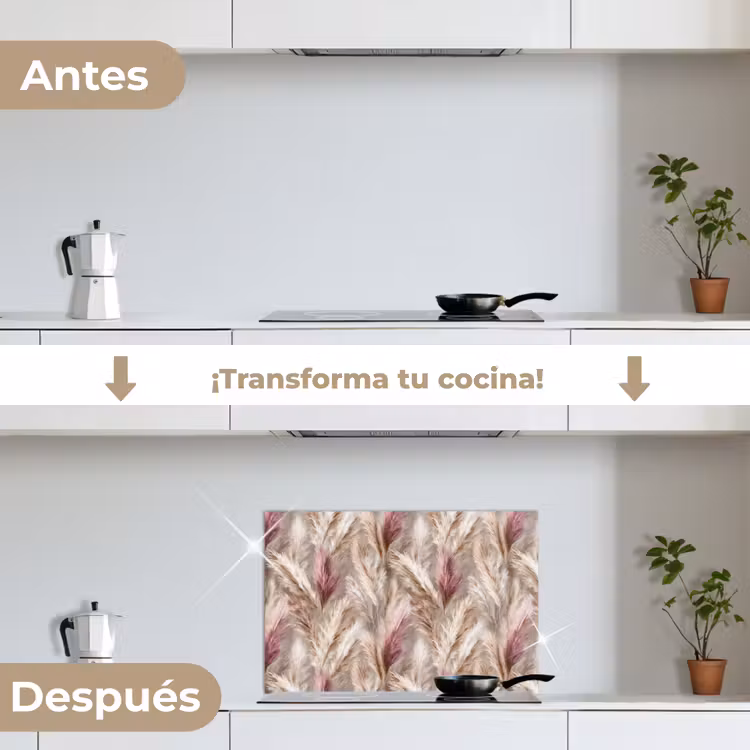 Salpicaderos de cocina - Hierba de la Pampa - Esponjosa - Colorida — 7