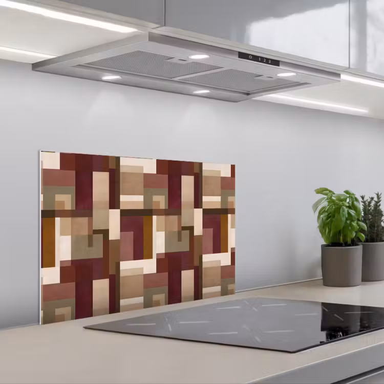 Salpicaderos de cocina - Moderno - Geométrico - Colorido — 1