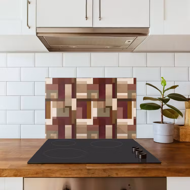 Salpicaderos de cocina - Moderno - Geométrico - Colorido — 3