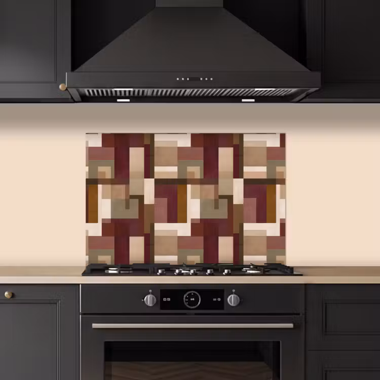 Salpicaderos de cocina - Moderno - Geométrico - Colorido — 5