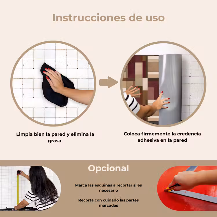 Salpicaderos de cocina - Moderno - Geométrico - Colorido — 6