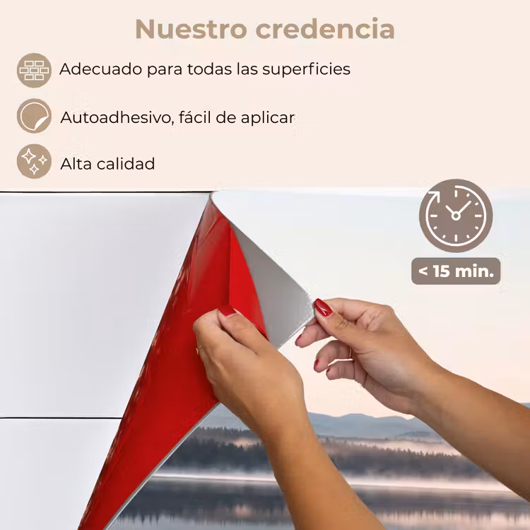 Salpicaderos de cocina - Agua - Árboles - Capa de niebla — 4