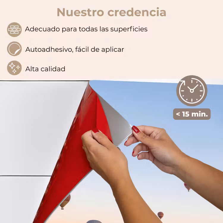 Salpicaderos de cocina - Globos aerostáticos - Rocas - Amanecer — 4