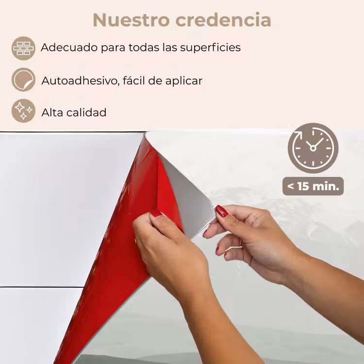 Salpicaderos de cocina - Gris - Montaña - Caballos — 4