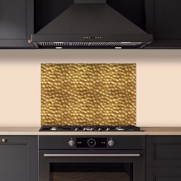 Salpicaderos de cocina - Metal - Dinámico - Oro — 5