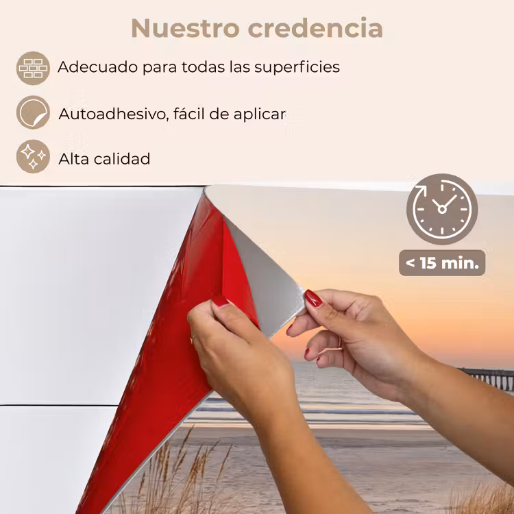 Salpicaderos de cocina - Muelle - Puesta de sol - Playa — 4