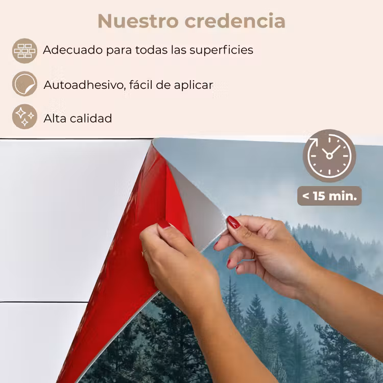 Salpicaderos de cocina - Naaldwoud - Bergen - Niebla — 4