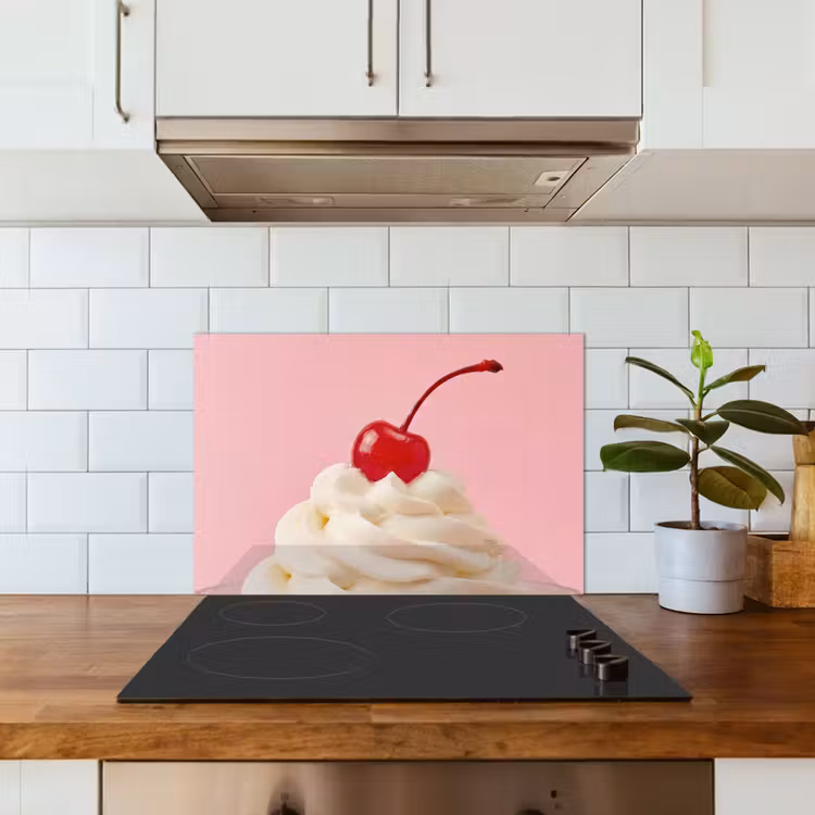 Salpicaderos de cocina - Cereza - Nata montada - Rosa — 3