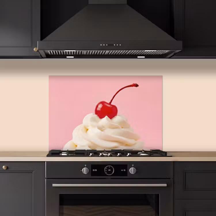 Salpicaderos de cocina - Cereza - Nata montada - Rosa — 5