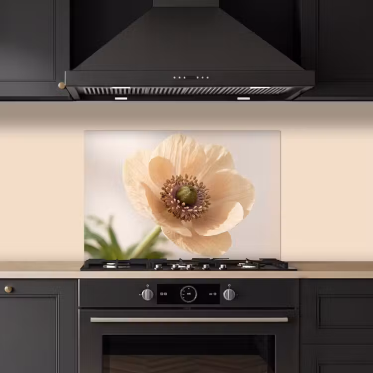 Salpicaderos de cocina - Flor - Minimalista - Verde — 5