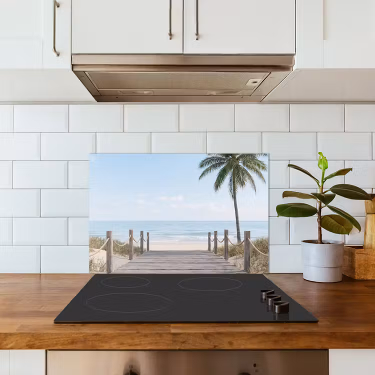 Salpicaderos de cocina - Palmeras - Sendero - Horizonte — 3