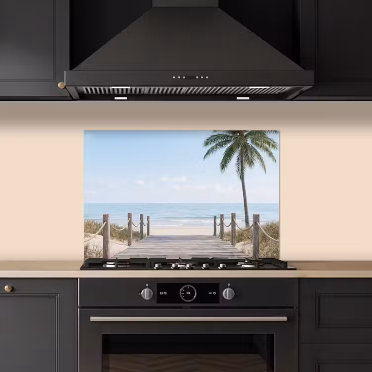 Salpicaderos de cocina - Palmeras - Sendero - Horizonte — 5
