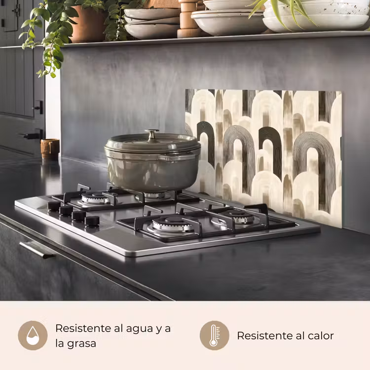 Salpicaderos de cocina - Abstracto - Motivo - Arcos — 2