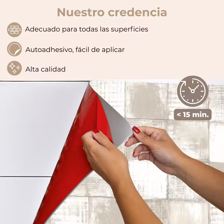 Salpicaderos de cocina - Azulejos - Patrón - Envejecido — 4