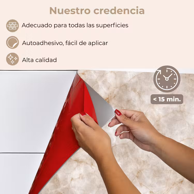 Salpicaderos de cocina - Mármol - Patrón - Clásico — 4