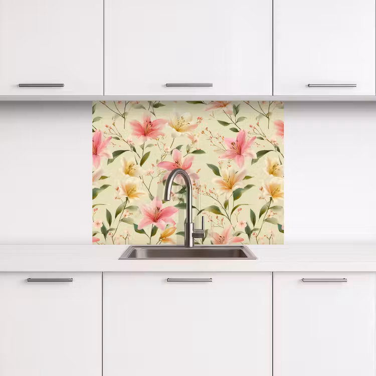 Revestimiento cocina - Lirios - Sereno - Colorido — 3