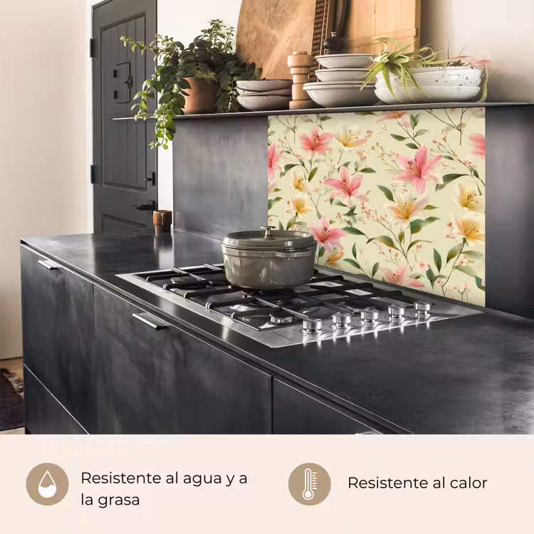 Revestimiento cocina - Lirios - Sereno - Colorido — 4
